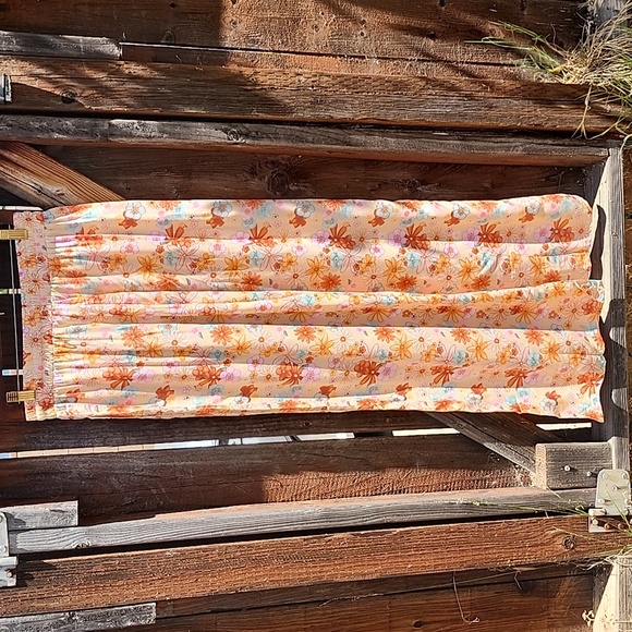 New lotus & luna Floral, Wide Leg, Drawstring Pants, NWT, Sz. Medium - Picture 5 of 8